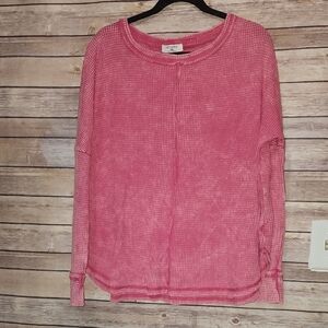 Zenana Waffle Knit Top